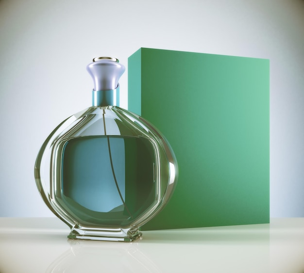 Green female perfume