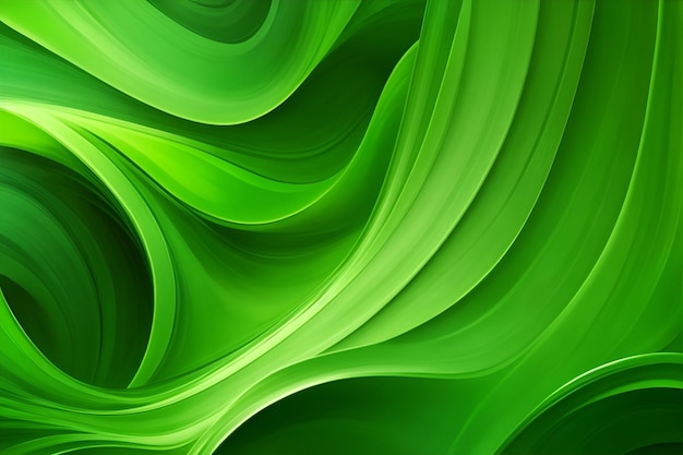 Green flow background