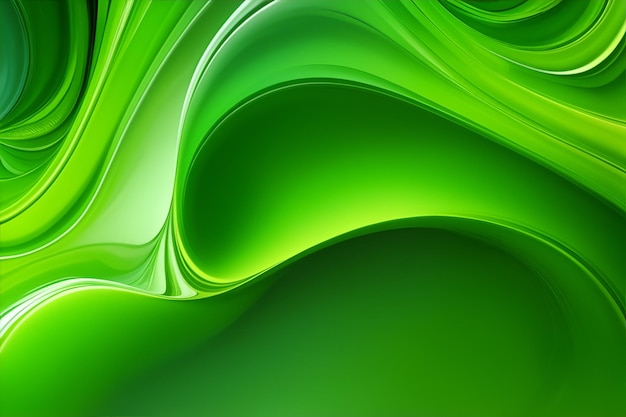 Green flow background