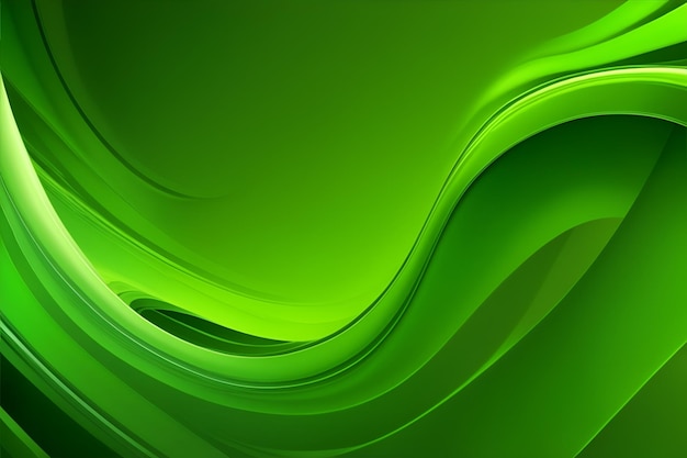 Green flow background