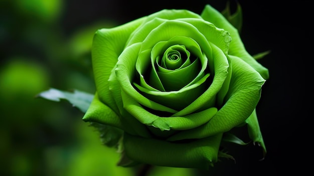 Green flower background