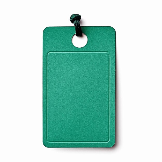 a green folder with a tag that says " the name " on it.