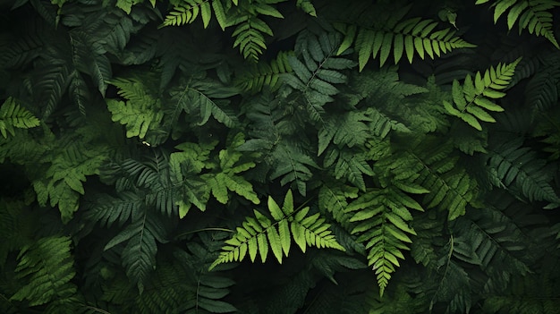 Green foliage texture