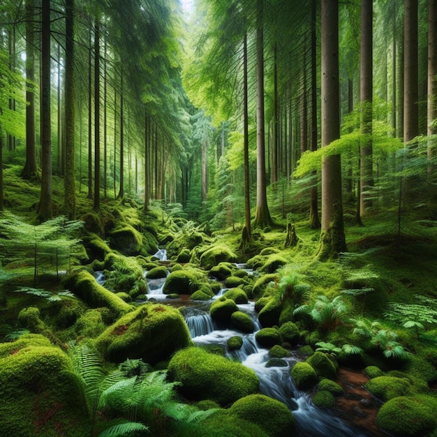 Green Forest Landscape