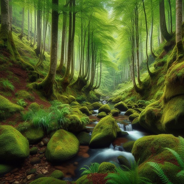 Green Forest Landscape