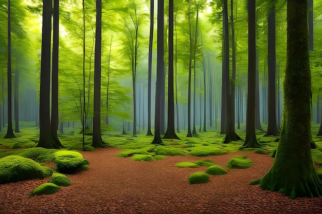 green forest