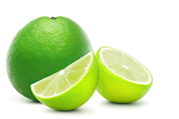 Photo green fresh lemon