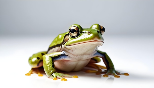 写真 緑のカエル