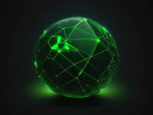 A green geometrical earth