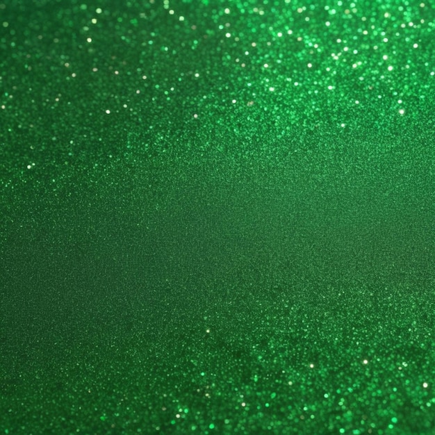 Photo green glitter background with sparkles and sequins festive backdrop