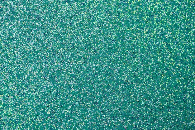 Photo green glitter texture.