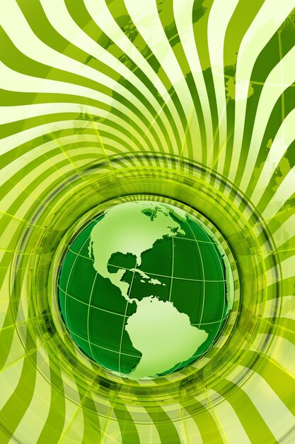 Photo green global design