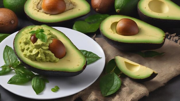 Green goodness ripe avocado a nutrientrich super vegan food for delicious and healthy creations