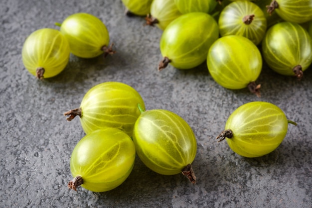 Green gooseberries