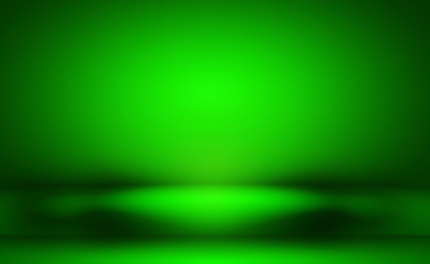 Green gradient abstract background empty room with space for your text and picture