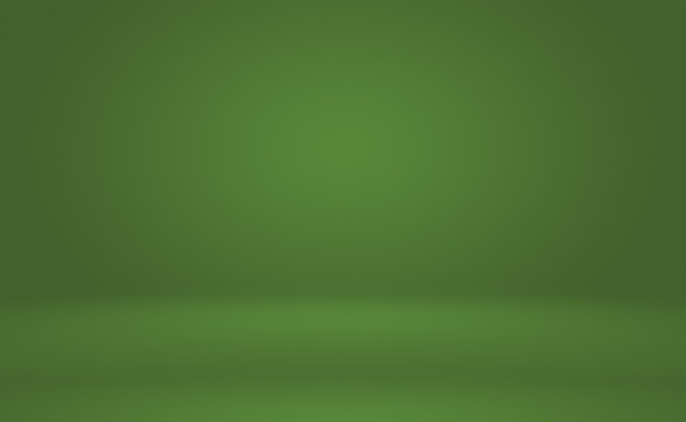 Green gradient abstract background empty room with space for your text and picture