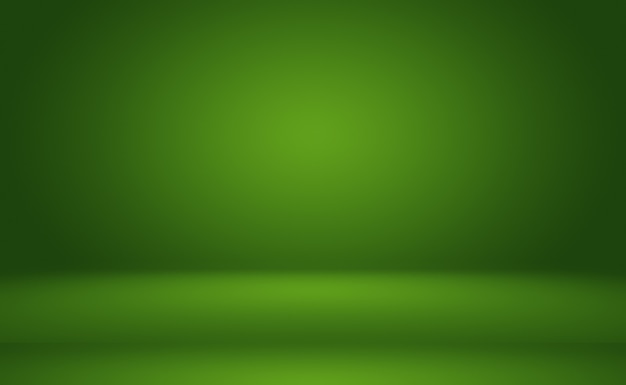 Green gradient abstract background empty room with space for your text and picture.