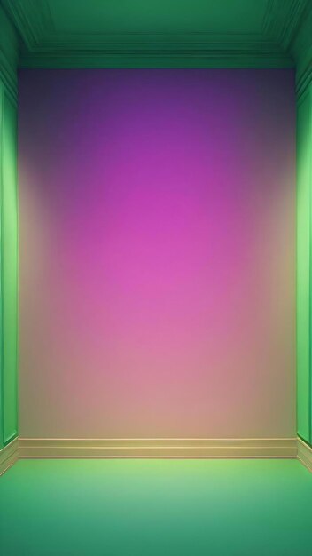 Green gradient abstract background empty room with space