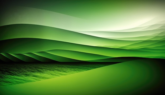 Photo green gradient wallpaper