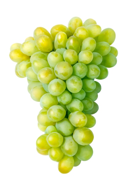 Photo green grape fruit isolated on white background