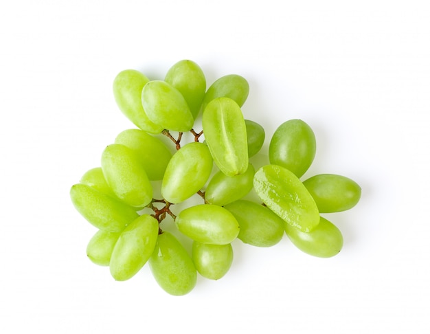 Green grape isolated