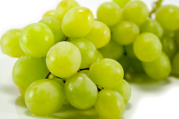 Green grapes close-up