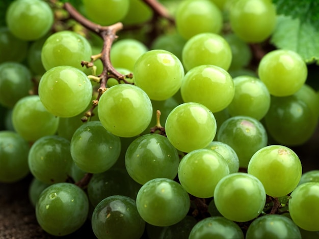 Green Grapes Fruit Product Photography