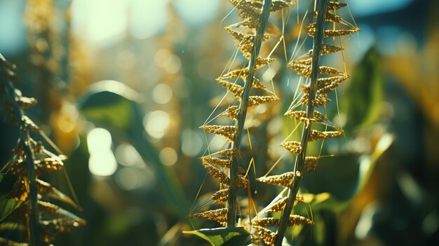 写真 緑の草の背景