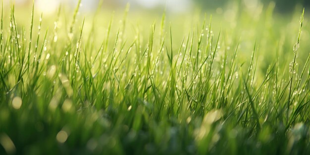 写真 緑の草の背景 カットオレンジ