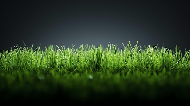 Foto ritaglio del campo di erba verde