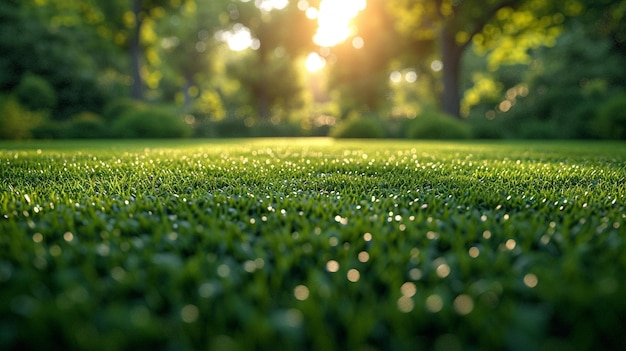 Green grass field