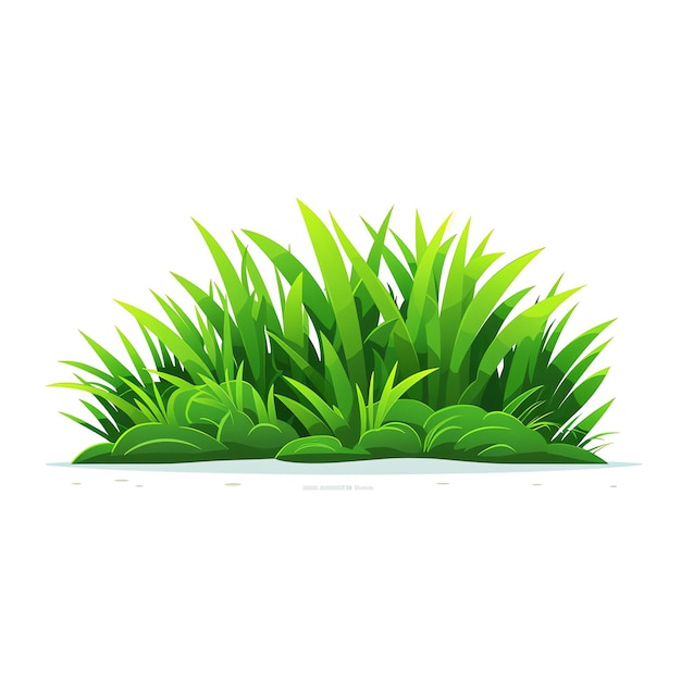 Foto un'erba verde che cresce dal suolo