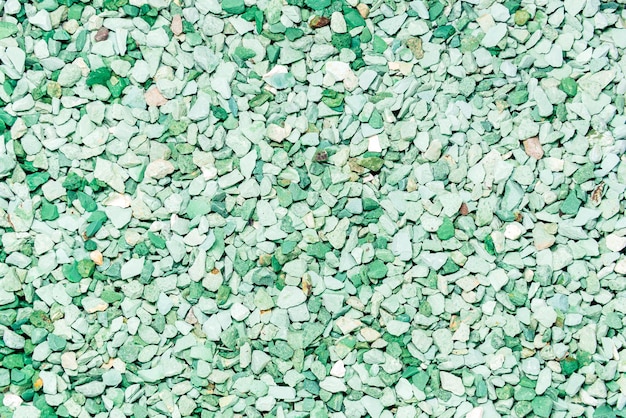 Green gravel stones background