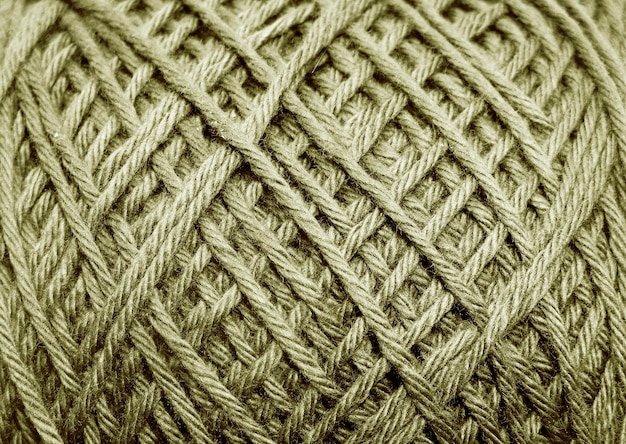写真 グリーングレー糸かぎ針編み