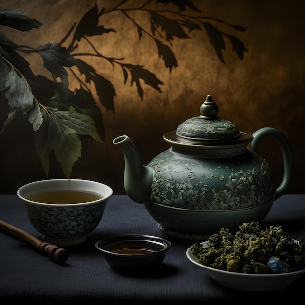 green, handle, kettle, photo, oolong, green tea, bowl, photography, drink photography