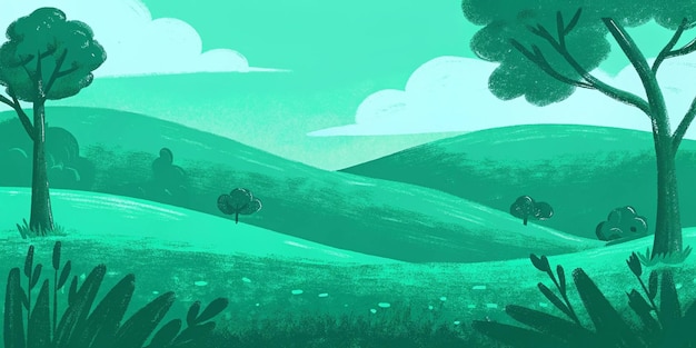Green Hill Landscape