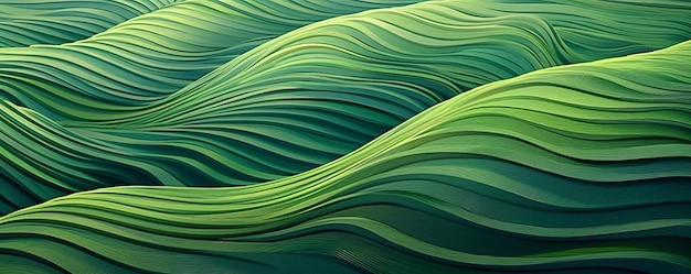 Green hills landscape abstract desktop wallpaper