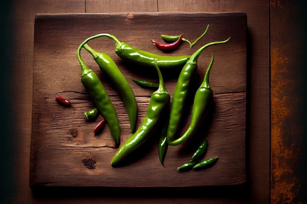 Green Hot Chili Peppers