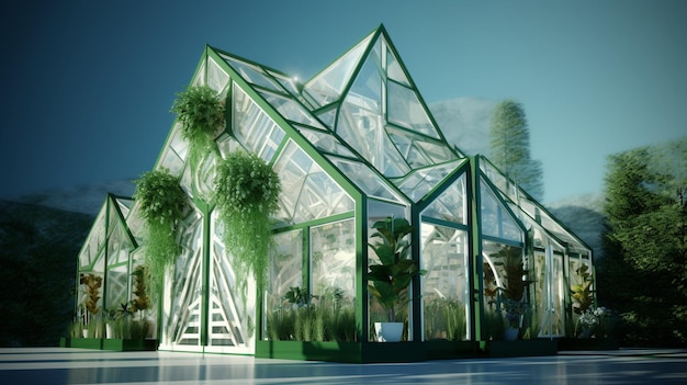 Green House Design Animation