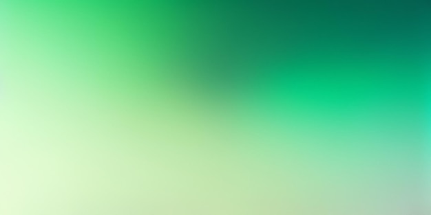 Green hues on a gradient background that is blurry