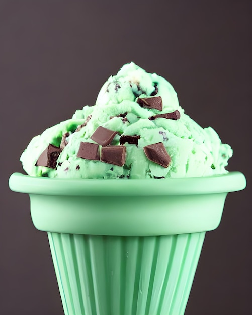 Green Ice Cream