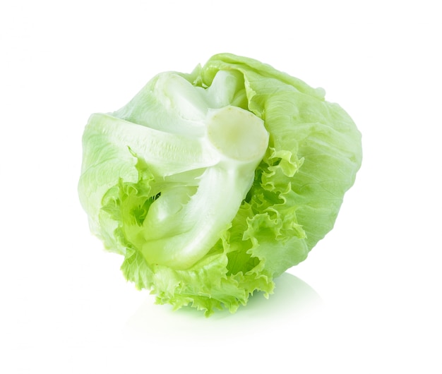 Green iceberg lettuce