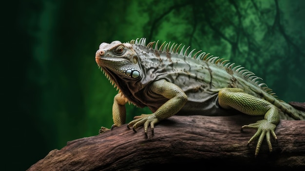 green iguana