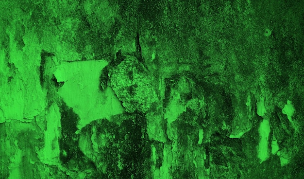 A green image of a cave with a man in a hat and a woman in a hat.