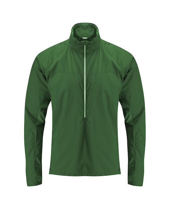 Green jacket isolated on white