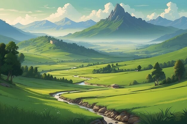 Green landscape