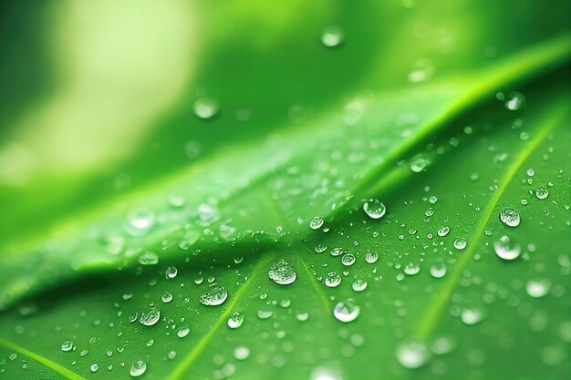 Green leaf background close up view Nature leave abstract Spectacular texture