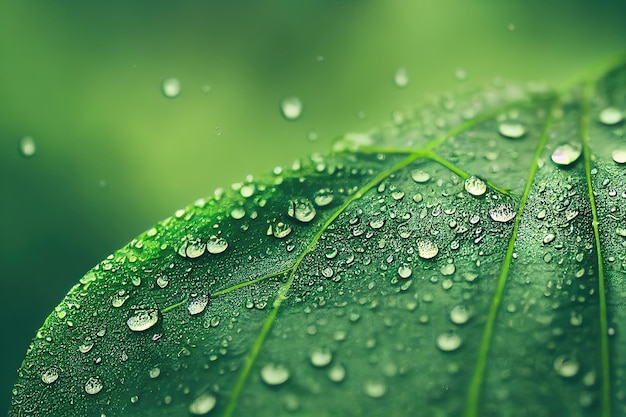 Green leaf background close up view Nature leave abstract Spectacular texture