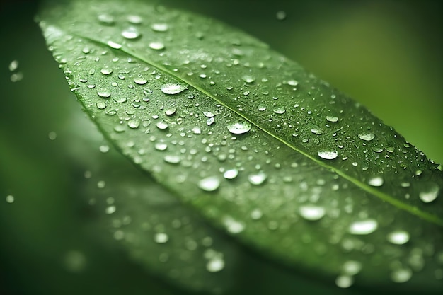 Sfondo verde foglia vista ravvicinata natura congedo astratto trama spettacolare