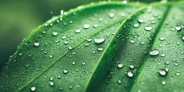 Green leaf background close up view Nature leave abstract Spectacular texture